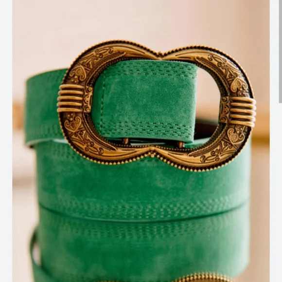 Sezane | Accessories | Nwt Sezane Gaia Belt Turqouise Green  display picture 1